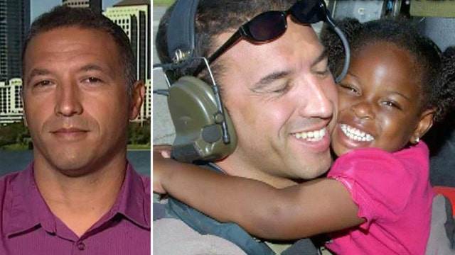 Air Force vet reunites with 'Katrina Girl' 10 years later