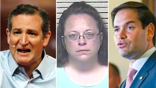 Rubio, Cruz stand behind Kentucky clerk