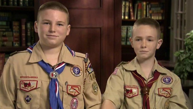 Boy Scouts start movement to honor police 