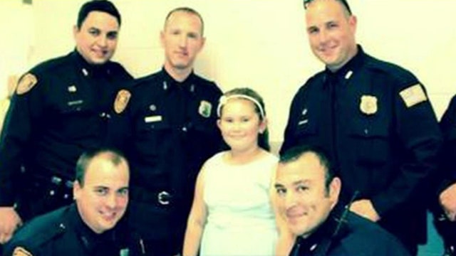 Cops escort child of fallen officer to father-daughter dance