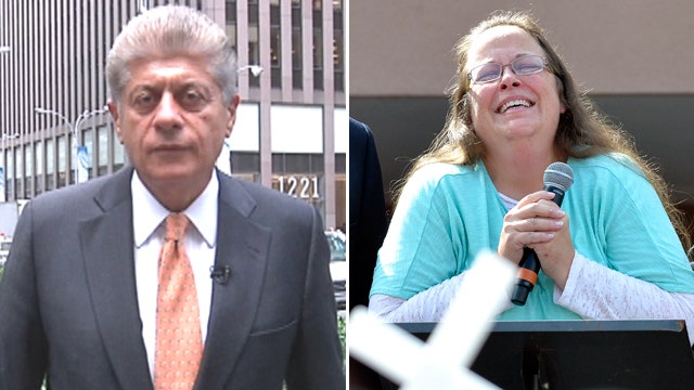 Napolitano on Kim Davis, religious belief and rule of law