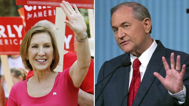 Fiorina in, Gilmore out of upcoming GOP debate