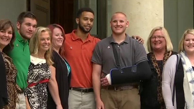 Sacramento parade honors heroes who stopped train attack