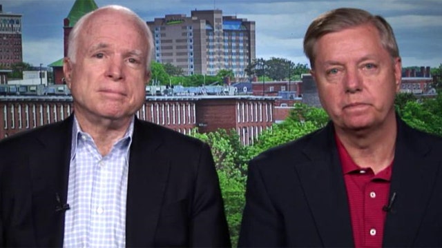 Sens. Graham, McCain on resettling displaced Syrians