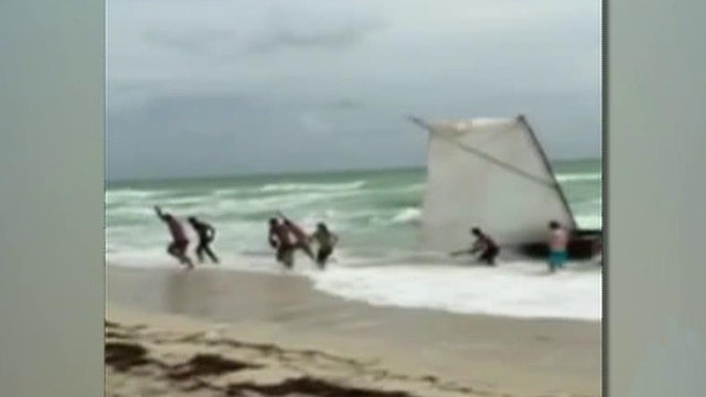 Family of Cuban immigrants wash ashore on Miami Beach
