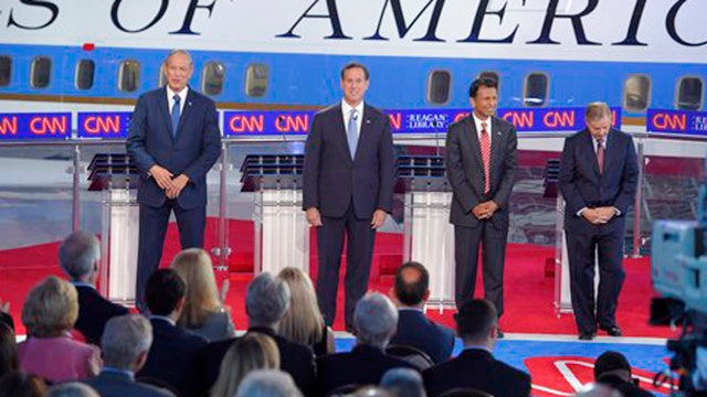 Who won the early GOP debate?