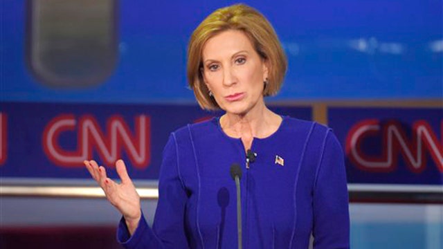 How Fiorina's timing and body language helped her score big