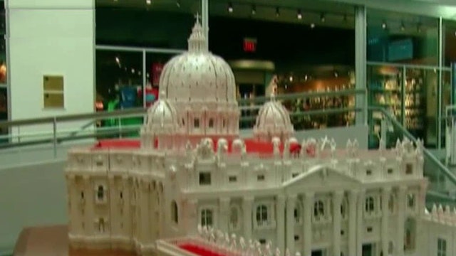 Priest builds massive Lego model of the Vatican