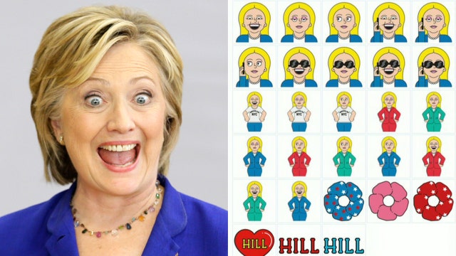 App company launches Hillary Clinton-themed emoji package