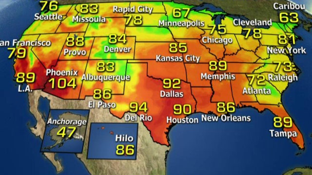 National forecast for Thursday, September 24