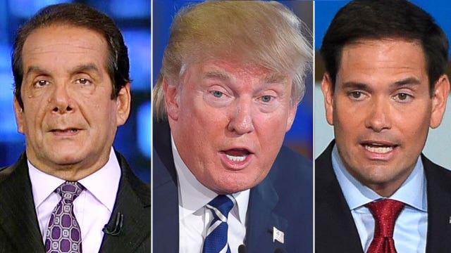 Krauthammer: Trump's criticism of Rubio is 'unusual'