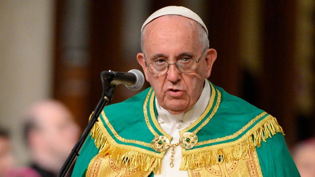 Pope Francis gives homily at St. Patrick's Cathedral 