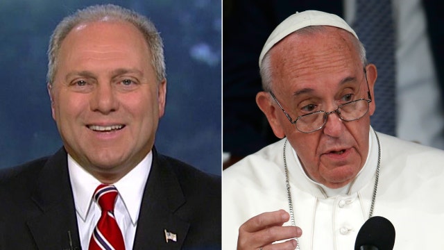 Rep. Steve Scalise shares his thoughts on the pope's speech