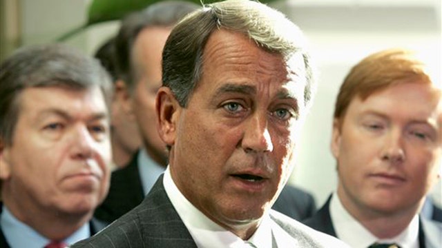 GOP candidates slam Boehner after resignation announcement