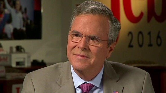 Jeb Bush on challenge of overcoming political outsiders