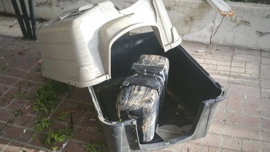 Police say drug smugglers from Mexico likely dropped 26-pound bundle of marijuana from aircraft that landed in Arizona