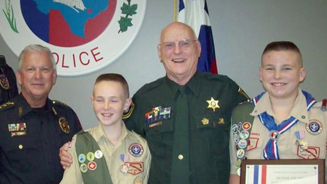 Texas boy scouts awarded for 'Blue Lives Matter' challenge