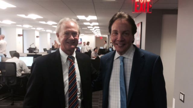 Alan Colmes and Lincoln Chafee 