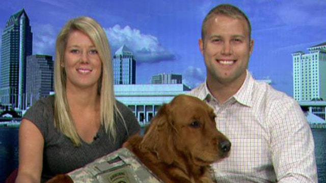 Service dog serves as wounded warrior's best 'man'
