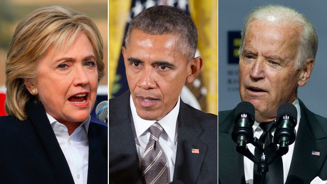 Can Clinton really distance herself from Obama, Biden?