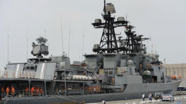 Russia fires missiles into Syria from warship 