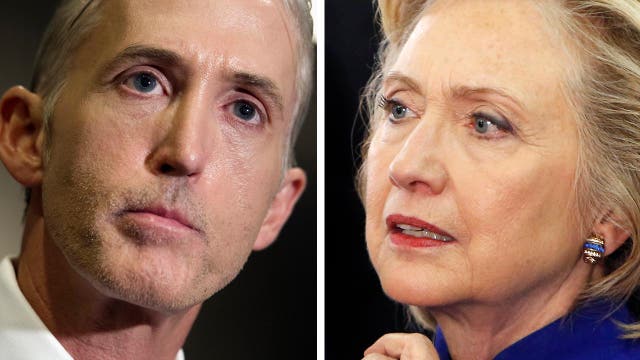 Trey Gowdy goes on offensive against Hillary Clinton