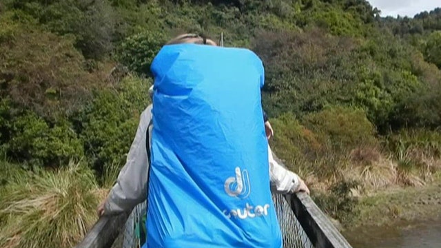 Hikers survive scary fall after suspension bridge snaps