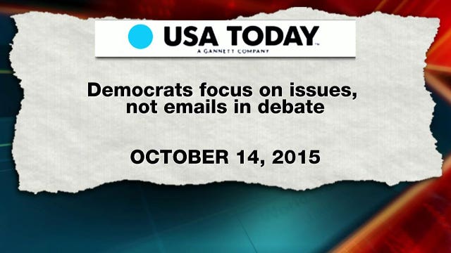 Clinton's email scandal not an 'issue' for mainstream media?