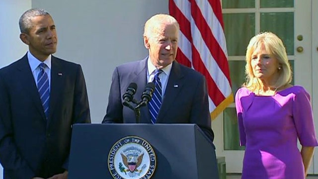 'Classic Biden': Chris Wallace reacts to VP's announcement
