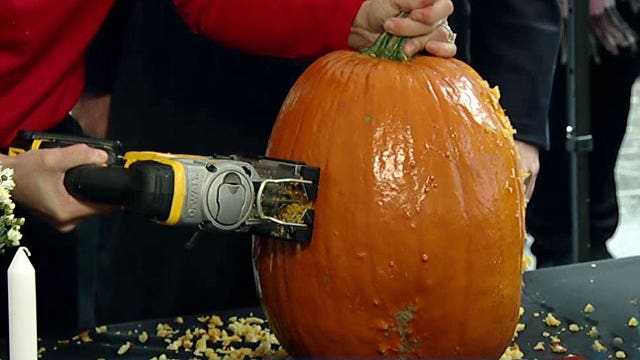 Pumpkin carving projects using power tools