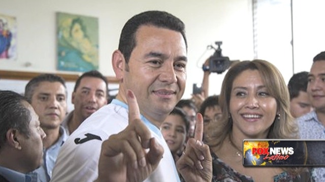 Comedian Jimmy Morales is Guatemala's new president