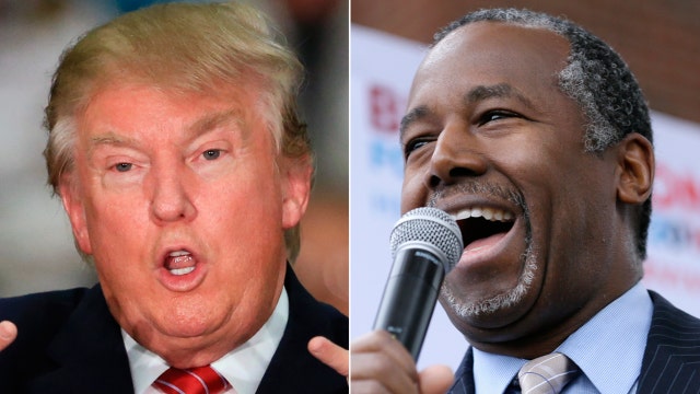 Carson surges, Trump slumps ahead of GOP debate