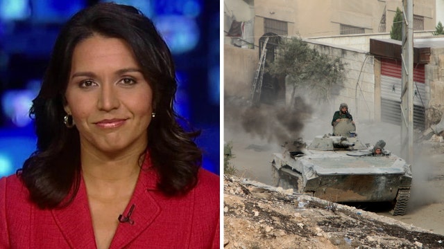Gabbard calls for an end to 'counterproductive war' in Syria