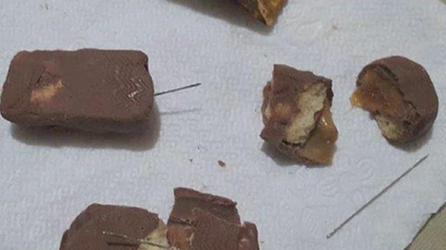 Police investigating needles found inside Halloween candy