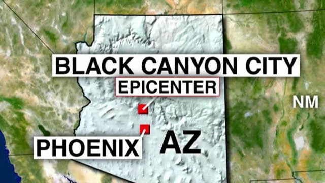 Arizona rattled by three small earthquakes