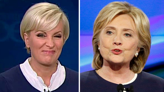 Mika cringes over Hillary