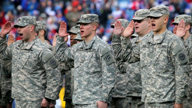 Should Congress ban pay for patriotism at sporting events?