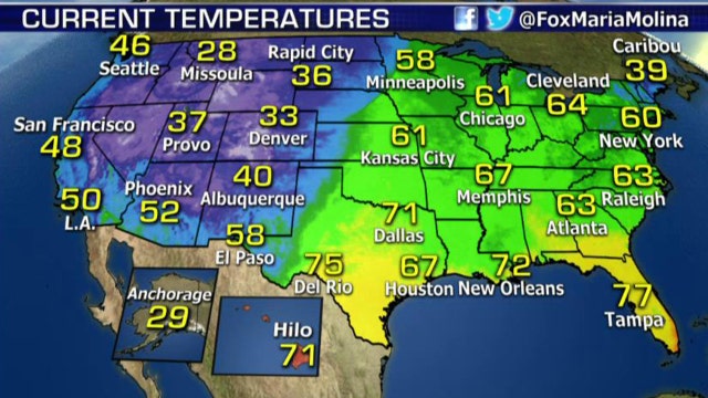 National forecast for Thursday, November 5