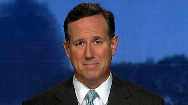 Santorum on Gitmo closure and the state of his campaign