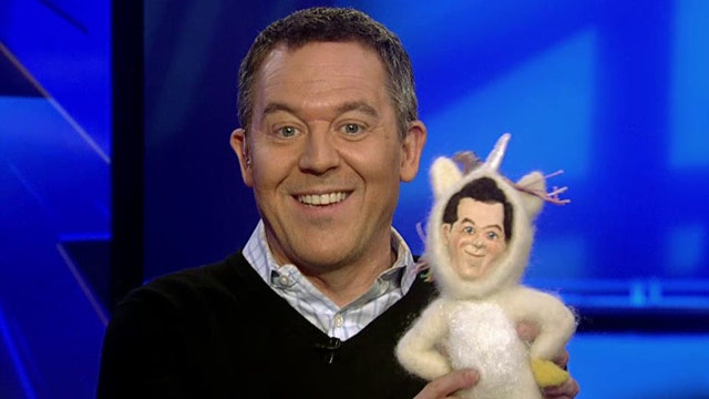 Greg Gutfeld gets a toy doll