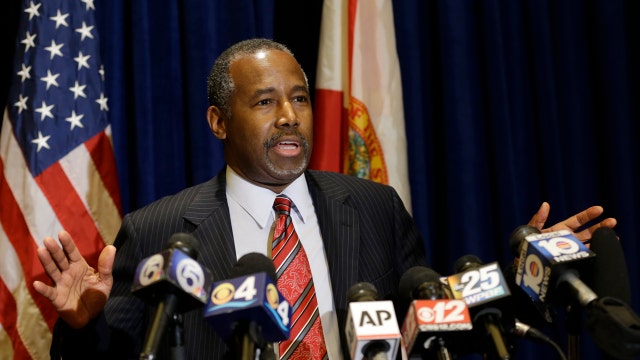 Dr. Ben Carson confronts the media