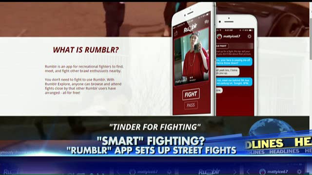 Rumblr, a 'Tinder for fighting,' was all a hoax