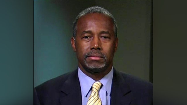 Ben Carson: We're being too tolerant of infantile behavior 