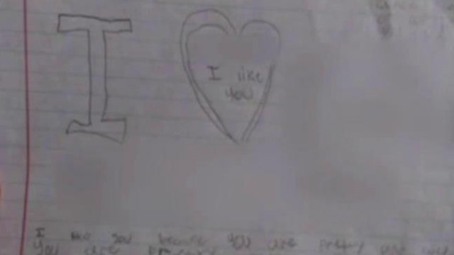 9-year-old threatened with sexual harassment for love notes