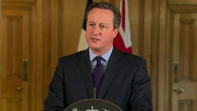 British PM David Cameron gives statement on Paris attacks
