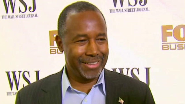 Carson rips media for lying