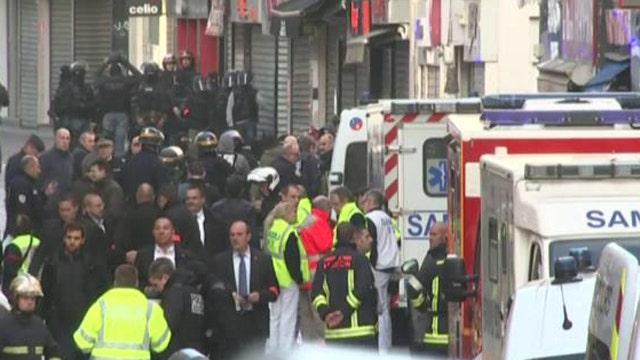 French residents warned to stay inside during raids