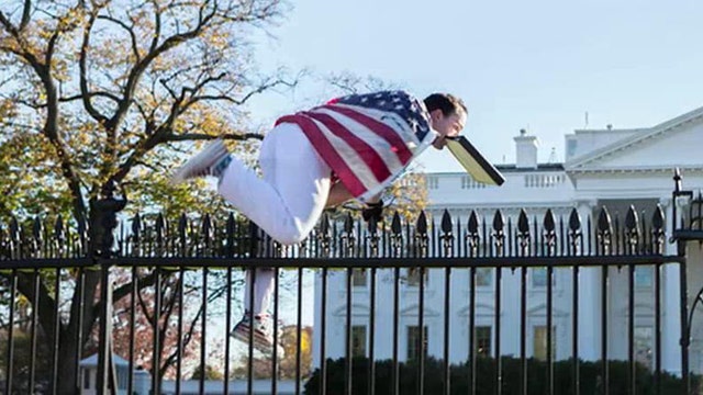 Man detained after jumping over White House fence