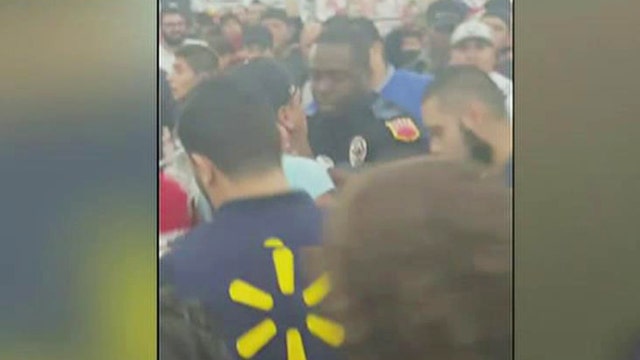 Fight breaks out inside a Texas Walmart