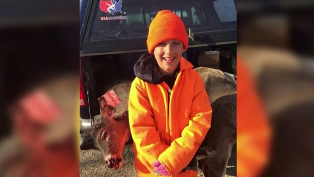10-year-old boy shoots two deer with one bullet